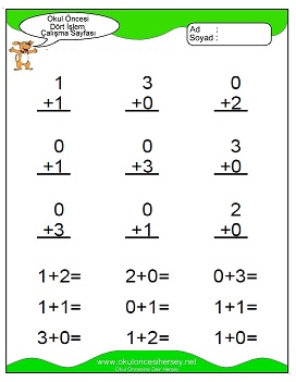 İşlemler yaprak test